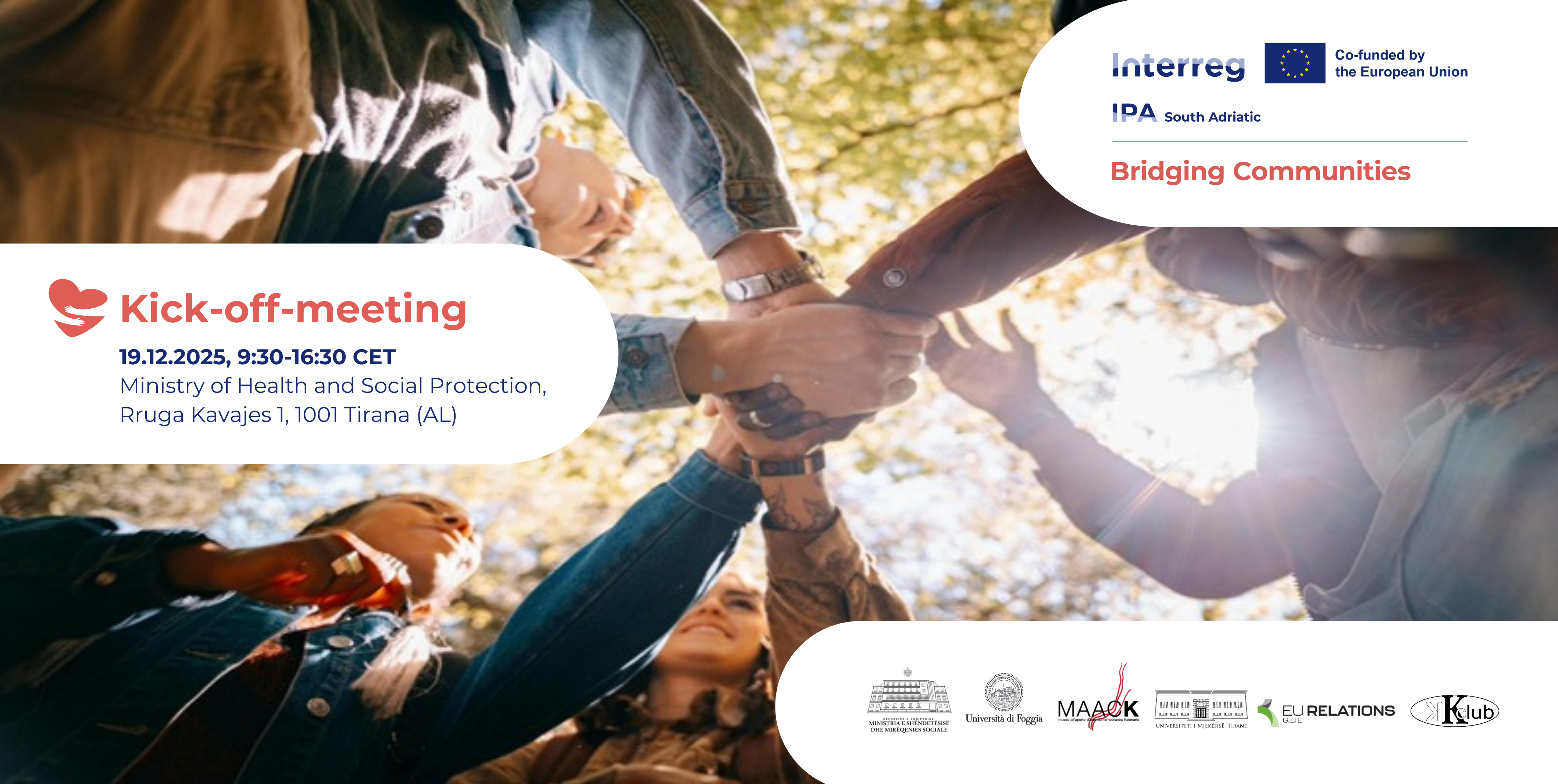  intertwined hands of people