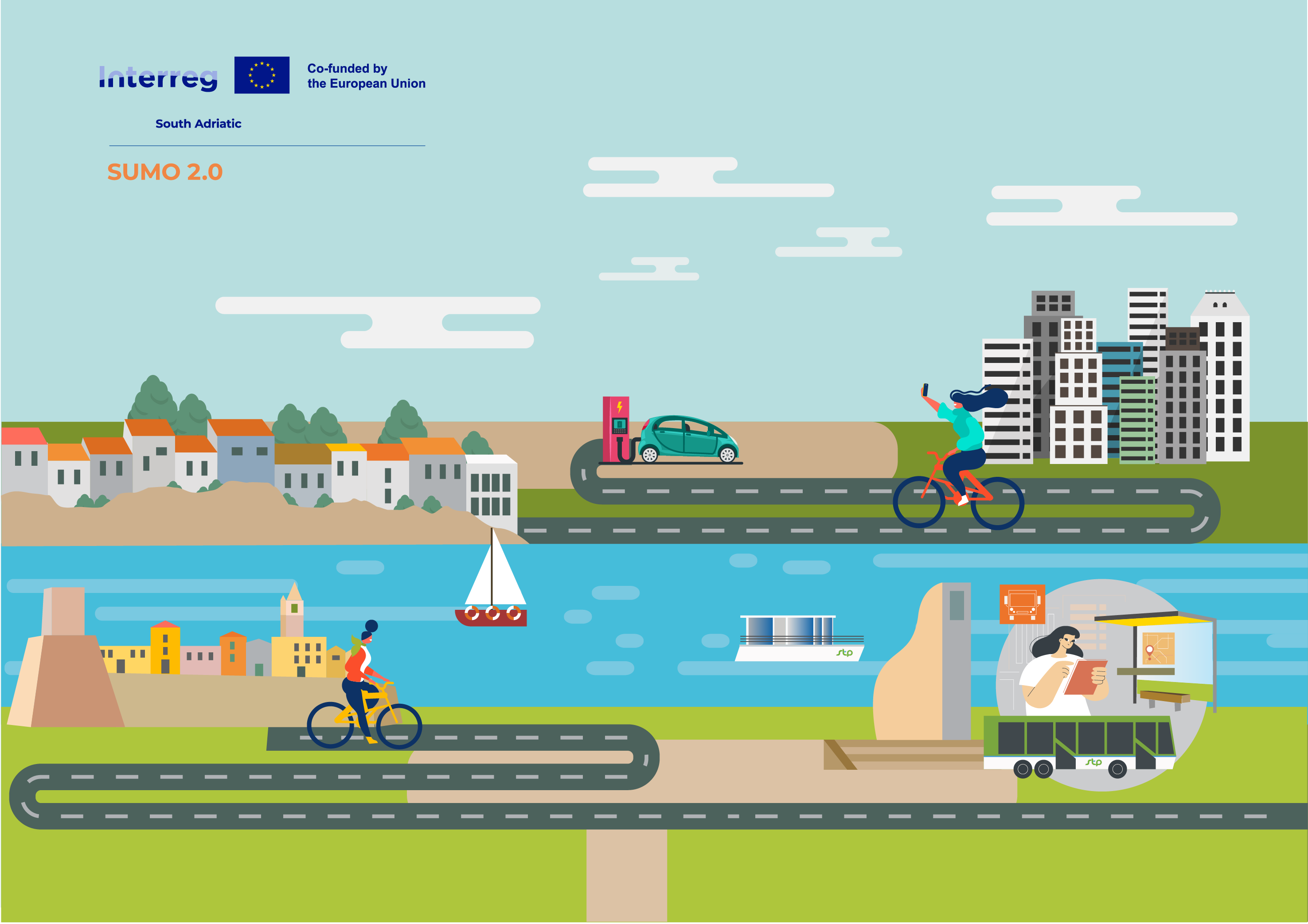 Harbor and Cities connecting