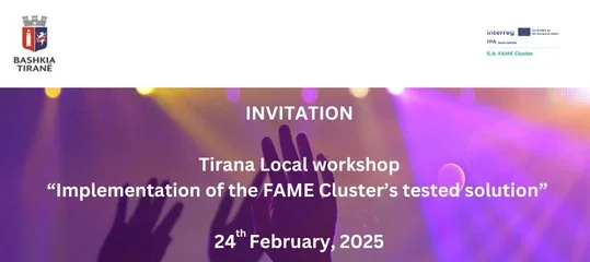 FAME Cluster invitation poster