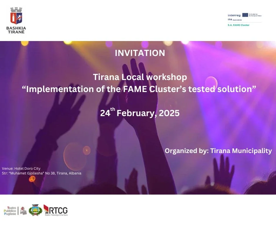 FAME Cluster invitation poster