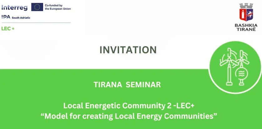 LEC PLUS Tirana Seminar poster